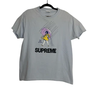 Supreme Morton Salt Mens Blue Short Sleeve Graphic Tee Shirt Size Medium - Picture 1 of 6