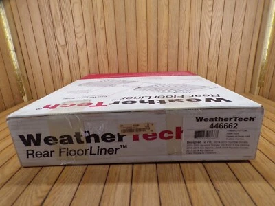 WEATHER TECH FLOOR MAT FLOOR LINER FITS HYUNDAI SONOTA/KIA OPTIMA 2ND ROW BLACK - Image 1 of 4