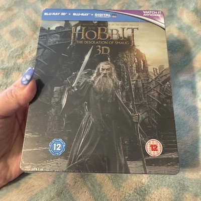 The Hobbit: The Desolation of Smaug (Blu-ray + Blu-ray 3D) Steelbook UK. REG ALL - Image 1 of 4