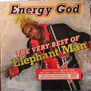 Elephant Man - Energy God - The Very Best Of Elephant Man (CD, Comp + DVD) (Near - Foto 1 di 5