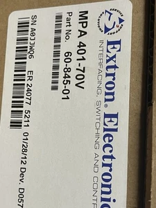 Extron Mini Power Amplifier MPA 401-70V (No PSU). USED - Picture 1 of 1