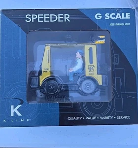 K-Line K2628-04 O Scale C&O Speeder M1400 w/ Figures - NIB - Picture 1 of 2