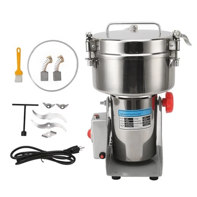 3000W Electric Grinding Machine Commercial Grain Mill Grinder for Spices Beans - Image 1 of 4