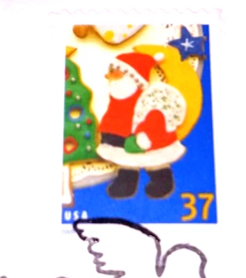 Christmas Holiday 2005 - Santa Claus Cookie - 22kt Golden Replicas - SEE BELOW - Image 1 of 4