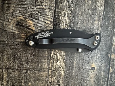 Cuchillo Plegable Kershaw Ken Onion Leek 1600CKT - Negro Foto 1 de 4