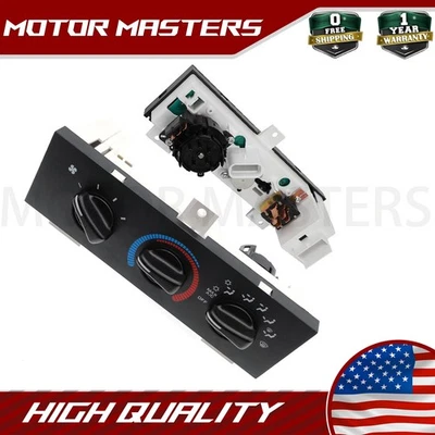 1998-2003 Dodge Ram Van A/C Heater Manual Climate Temp Control Panel 55055459AF - Image 1 of 4