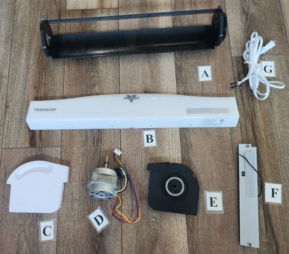 Replacement Parts for Vornado FA1-0136-43 Window Air Circulator Fan 4 Speed (L) - Image 1 of 1