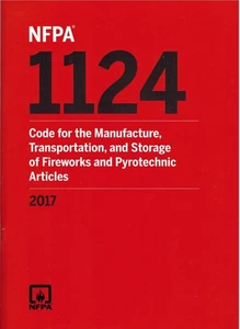 Nfpa 1124 Manufacture Transportation and Storage of Fireworks & Pyrottechnic Art - Picture 1 of 1