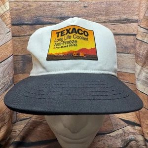Cappello camionista vintage Texaco liquido di raffreddamento snapback lunga durata berretto antigelo swingster - Foto 1 di 8