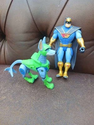 Figuras de acción oficiales Scooby - Doo: Blue Falcon & Dynomutt: Hanna - Barbera Foto 1 de 2