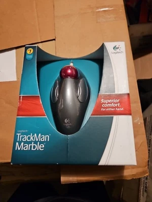 Logitech Trackman Marble Trackball Mouse - 910-000806 - Image 1 of 2