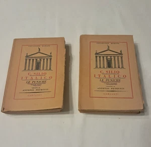 Collezione romana,Garzanti,1947, Silio Italico,Le puniche Italiano-latino - Foto 1 di 8