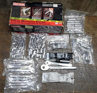 CRAFTSMAN 175 PIECE MECHANICS TOOL SET #34175 - New Old Stock - Image 1 of 4