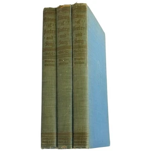 Library of Poetry and Song Books William Cullen Bryant 1925 Antique - Picture 1 of 15