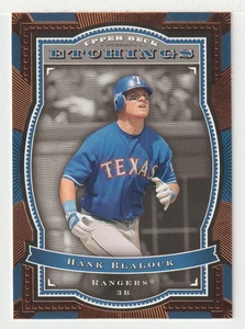 Hank Blalock - Texas Rangers (Baseball Card) 2004 Upper Deck Etchings # 62 Mint - Picture 1 of 1