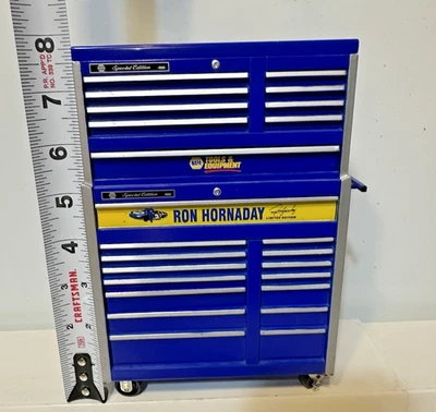 Ron Hornaday NAPA Nascar 1/18 Die Cast Tool Box Chest Bank With Tools - Image 1 of 4