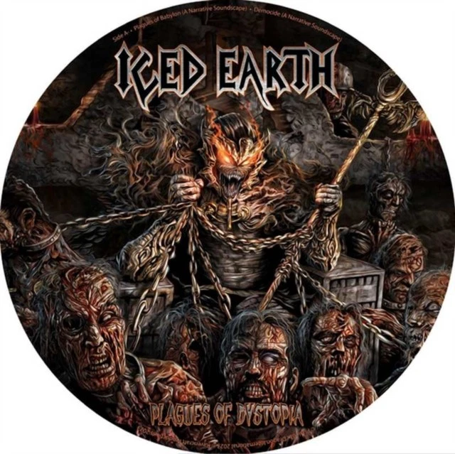 Iced Earth Plagues Of Distopia (Picture Disc Vinyl) (Vinyl) - Image 1 of 1
