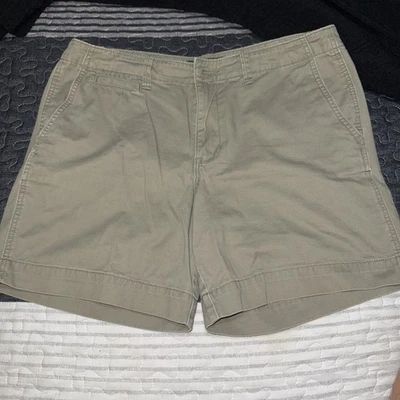 Pantalones Cortos Ralph Lauren Para Mujer Caqui Estilo Chino, Talla 12 Foto 1 de 3