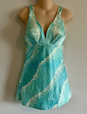 Traje de baño de colección Rose Marie Reid talla 6 EE. UU. ILGWU sujetador incorporado panel adelgazante Foto 1 de 4