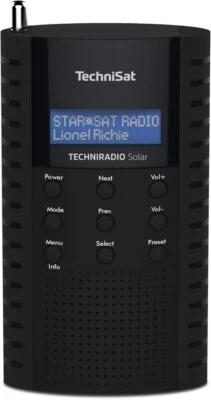 TechniSat Solar Digitalradio DAB+ FM UKW Outdoor Taschenradio Camping 0000/3931