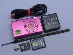Nikon COOLPIX S6200 16.0MP Digital Camera - Pink - in English - Picture 1 of 23