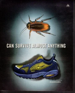 Vintage Print Werbung Werbung Mode Schuh NIKE Air Crested Butte Roach Survive - Bild 1 von 1