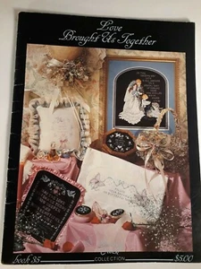 ⭐VINTAGE CROSS STICH - Love Brought Us Together Love Stoney Creek Collection (A4 - Picture 1 of 10