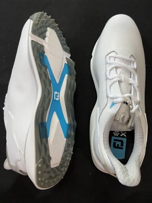 Zapato de golf Footjoy para hombre ProSLX cuero encaje blanco rendimiento EE. UU. talla 7,5 XW Foto 1 de 4