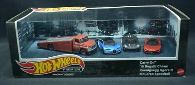 Hot Wheels Premium Vehicles Set 2 Mclaren Koenigsegg Bugatti 1:64 HCR54 2022 - Immagine 1 di 4