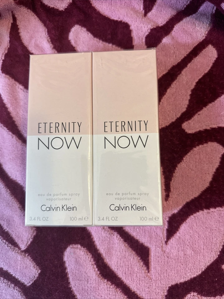 2 Eternity Now Calvin Klein 3.3 3.4 OZ 100 ml eau de parfum spray para mujer Foto 1 de 4