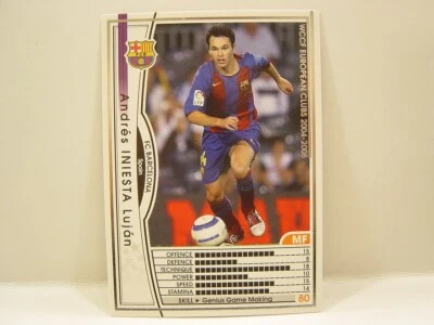 Panini WCCF 2004-05 Andrés Iniesta Luján 1984 Spain　No.24 FC Barcelona Rookie - Image 1 of 4