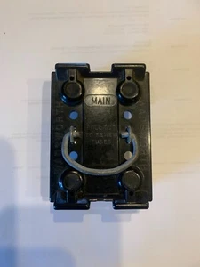 WADSWORTH 60 AMP 240 VOLT FUSE PANEL PULL OUT - MAIN OR BLANK  2 FLAT NOTCHES - Picture 1 of 4