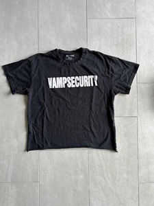 Camiseta corta VAMPSECURITY Playboi Carti Narcissist Tour talla mediana M  - Imagen 1 de 3
