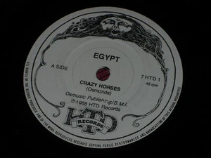 Egypt:  Crazy Horses  rare 1988 HDT  7"  NWOBHM   EX+ - Picture 1 of 4