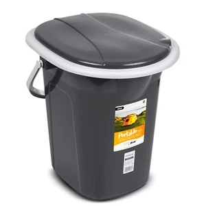 Toilette Bagno Turistico da Campeggio Camping WC Portatile Greenblue Nero - Imagen 1 de 6