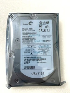 SEAGATE ST3146707LW 146GB 10K.7 3.5" SCSI U320 68PIN Cache 8MB HARD DRIVE - Afbeelding 1 van 4