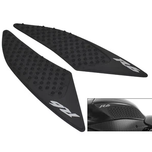 Tank Traction Side Pad Fuel Knee Grip Protector For 2017-2019 YAMAHA YZF R6 RJ27 - Picture 1 of 6