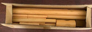 Holzgarderobe freistehend Kleiderbügelhalter Baumständer 8 Haken 3 verstellbare.größen - Bild 1 von 1