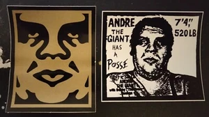 OBEY SHEPARD FAIREY 2x Official StreetArt Banksy Stickers/Faile/Pantone/Chevrier - Picture 1 of 1