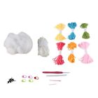 2X(Beginners Crochet Kit, 6 Colors Animals Whale Crochet Set for Adult Kids with