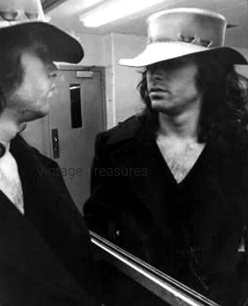 Jim Morrison with his Reflection in Mirror Photo Print Poster - Image 1 of 1