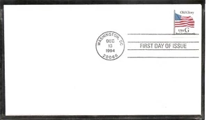 US SC # 2889 Old Glory "G" Mail FDC. No Cachet - Picture 1 of 1