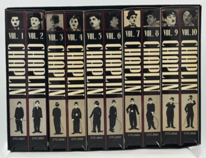 Chaplin the Collection Box Set Volume 1-10 VHS - 1993 - Very Good Condition! - Picture 1 of 4