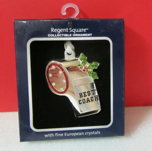 Regent Square BEST COACH Whistle Holiday Hanging Ornament - Picture 1 of 1