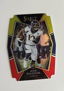 2021 Panini Select Seth Williams Die Cut Yellow Red Prizm Rookie RC Concourse - Picture 1 of 1