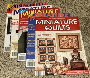 Lot Of 5 Miniature Quilts Magazine Summer Edition 1990-1993 Vintage 159 Patterns - Picture 1 of 12