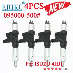 INYECTOR DE COMBUSTIBLE DIÉSEL 4 PIEZAS 095000-5000 095000-5006 8-97306071-0 PARA ISUZU - Imagen 1 de 6