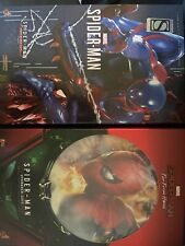Hot Toys Spiderman Upgrade Suit And Spiderman 2099 Lot Of Two