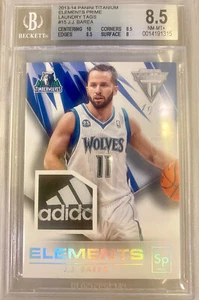 2013-14 Titanium Basketball Elements Prime  Laundry Tag BGS 8.5 J.J Barea 1/1 - Picture 1 of 2