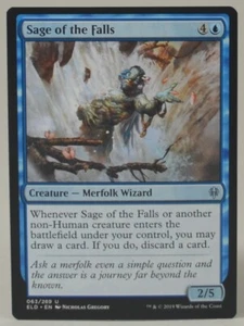 Magic The Gathering Throne of Eldraine #063 Sage of the Falls Gaming Card - Picture 1 of 2